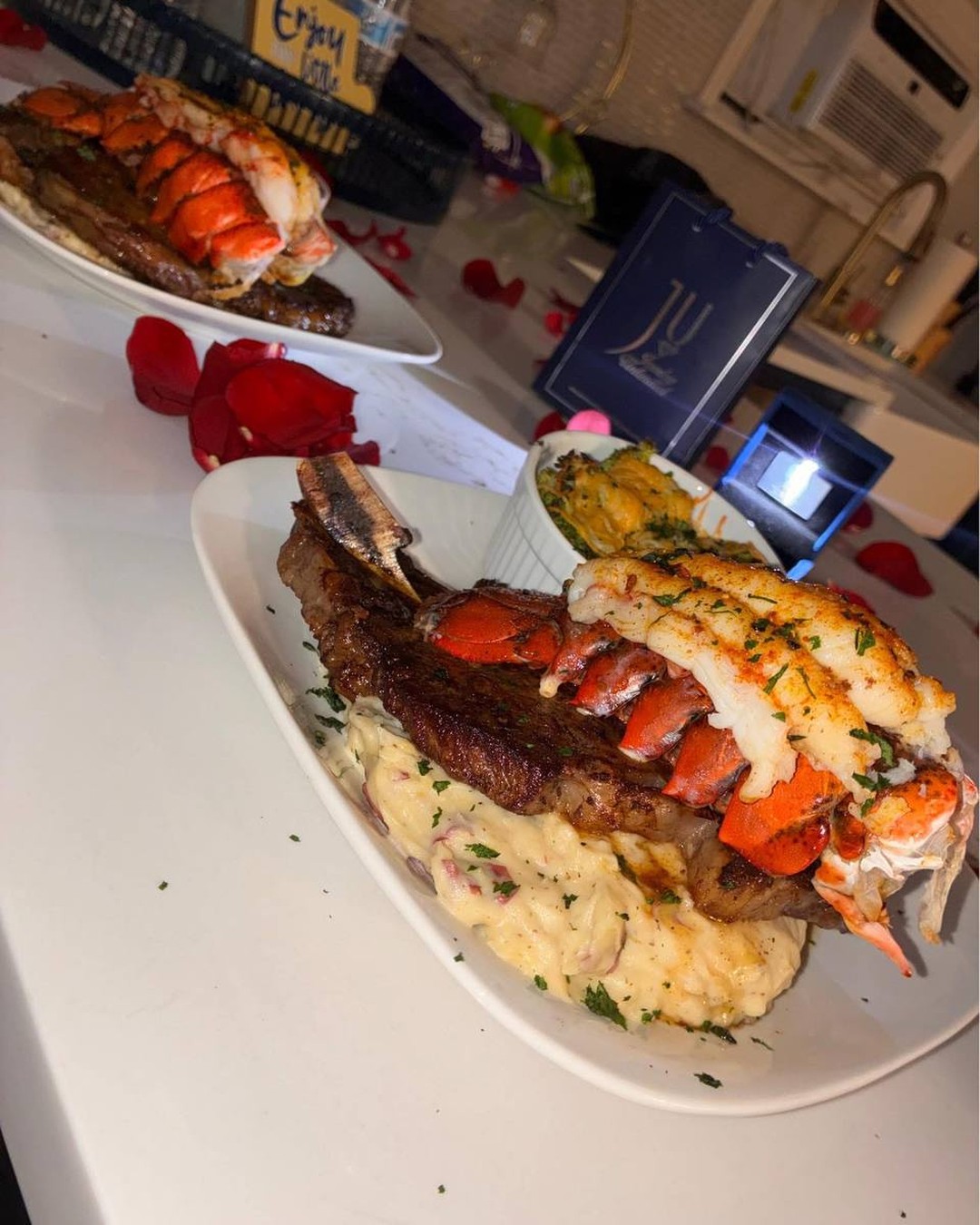 Chef LaFlare signature surf & turf